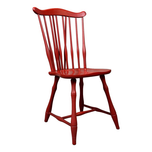 Modernist Red Lacquered Wooden Chair from Pizzetti Roma, 1970s For Sale