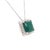 Traditional Diamond Emerald Necklace Platinum 9.70 TCW GIA Certified For Sale - Image 3 of 10