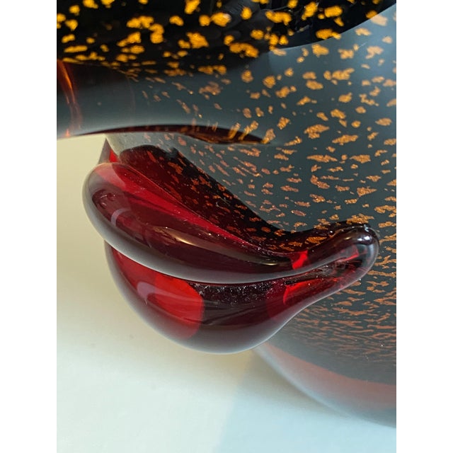 Murano Glass Fish Head Vase, 1980s For Sale - Image 4 of 18