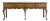 Vintage Elongated Queen Anne Style Console Table For Sale