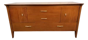 Mid-Century Walnut "Profile" Series Dresser by Drexel