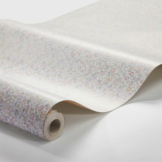 Tiny flowers bloom beautifully in ivory-colored Jasmine, a design collaboration by Swedish brands BorÃ¥stapeter and...