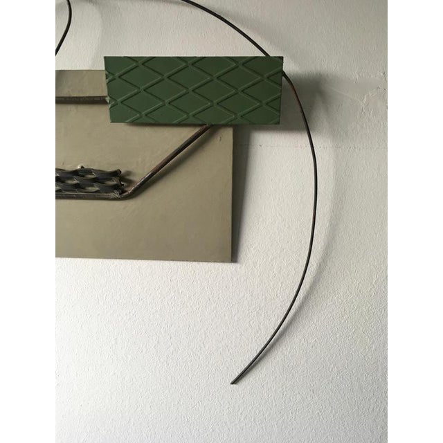 Abstract Iron Sculpture by Alex Corno Confini, Italy, 1985 For Sale - Image 15 of 17