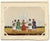 Paper Indian Company School, Nautch Dancing Girl & Musicians, 1800s, Gouache on Paper For Sale - Image 7 of 9