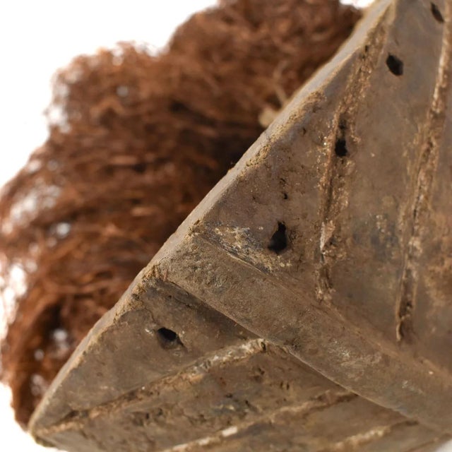 Wood Early 20th Century Songye Female Kifwebe Mask with Beard For Sale - Image 7 of 7