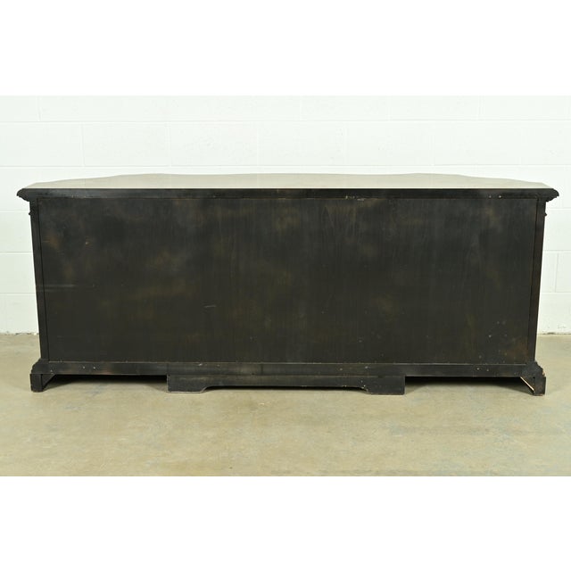 Karges French Regency Louis XVI Burled Walnut Sideboard or Bar Cabinet For Sale - Image 13 of 14