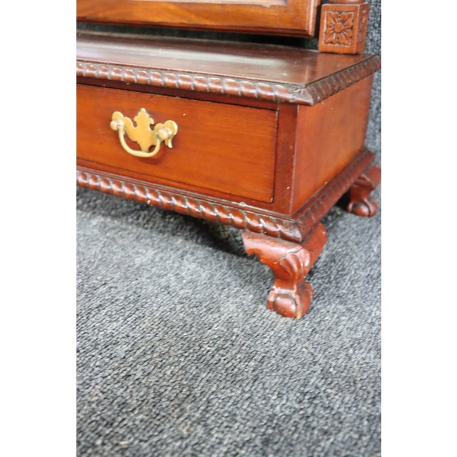 Feldenkrais Furniture Mahogany Shaving Mirror For Sale In Philadelphia - Image 6 of 8