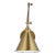 Transitional Chapman & Myers By Visual Comfort Studio Salem Double Arm 1-Light Sconce in Satin Brass For Sale - Image 3 of 3