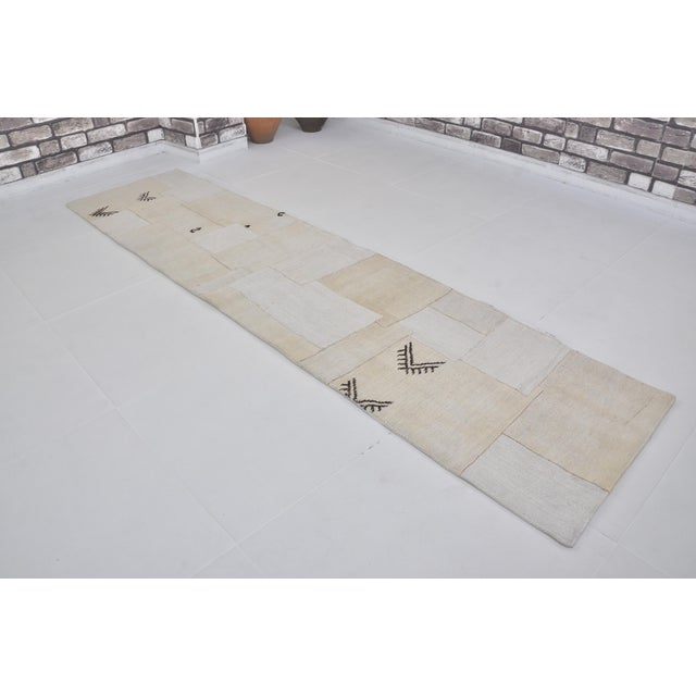 Textile Home Living Vintage Hemp Runner Rug For Sale - Image 7 of 10