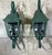 Pair of Vintage Solid Brass Outdoor Wall Lanterns - 22”h X 7”.5 W X 7”.5 D For Sale - Image 12 of 16