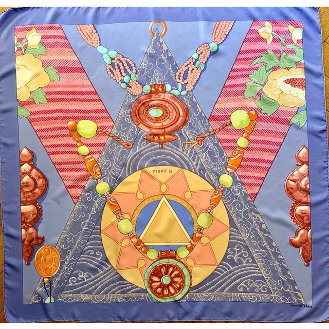 Hermès Tibet II Silk Scarf 2002 From Caty Latham For Sale In New York - Image 6 of 12