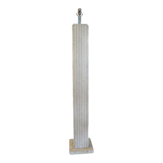 Italian Travertine Floor Lamp by Reggiani, Circa. 1970 For Sale