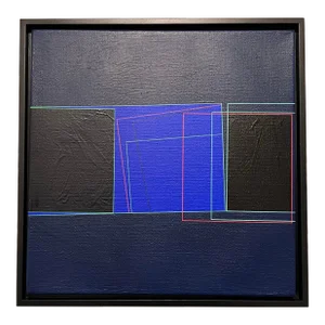 Walter Strack (1936-2021), Modern Abstract Acrylic Painting on Linen, Signed & Dated