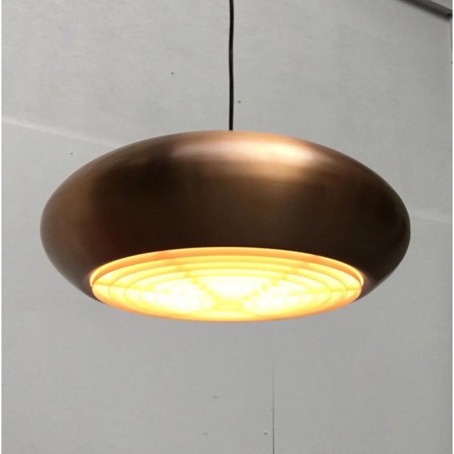 Mid-Century German Copper Pendant Lamp from Goldkant Leuchten For Sale - Image 16 of 18