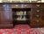 Antique Mahogany English Tooled Leather Top Partner Desk For Sale - Image 4 of 12