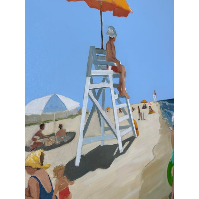 "On a Cloudless Day" Original Modern Oil Painting, by Jennifer Hohlfelder For Sale - Image 4 of 8