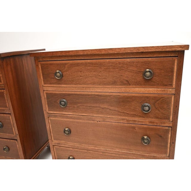 Vintage Georgian Chests of Drawers, 1930, Set of 2 For Sale - Image 10 of 13