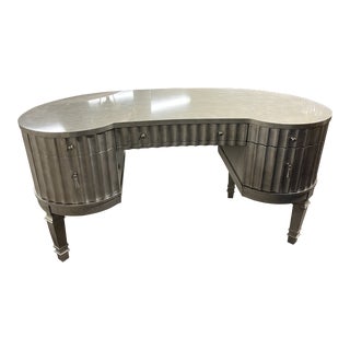 Hooker Melange Fluted Kidney Desk For Sale