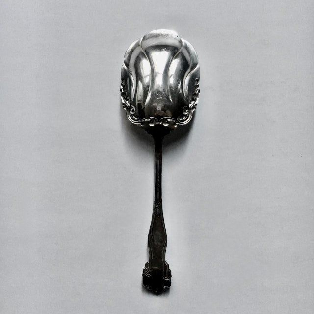 American Silver Sp Co. Silver Berry Spoon Circa 1900 For Sale - Image 15 of 17
