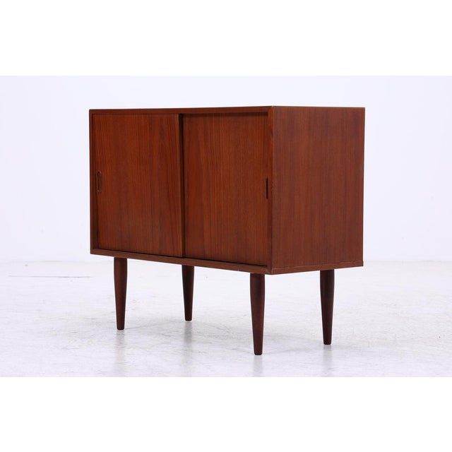 Mid-Century Modern Teak Chest of Drawers with Sliding Doors, 1960s For Sale - Image 12 of 13