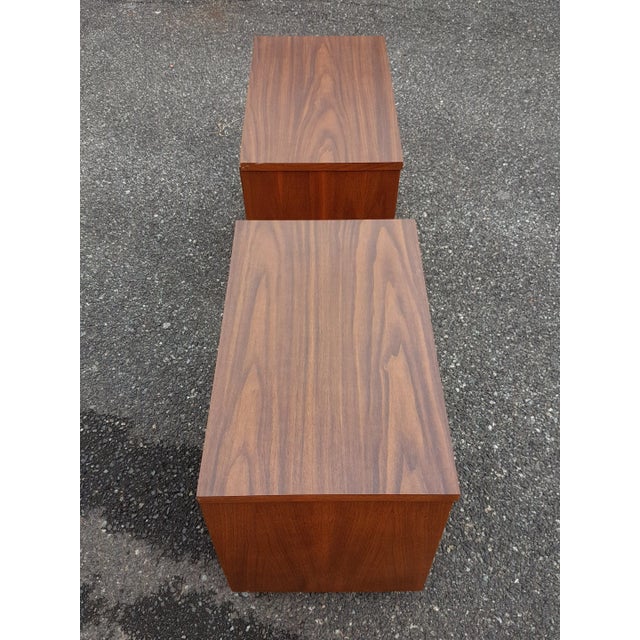 Mid 20th Century Mid 20th Century Vintage Nightstands - Pair For Sale - Image 5 of 8