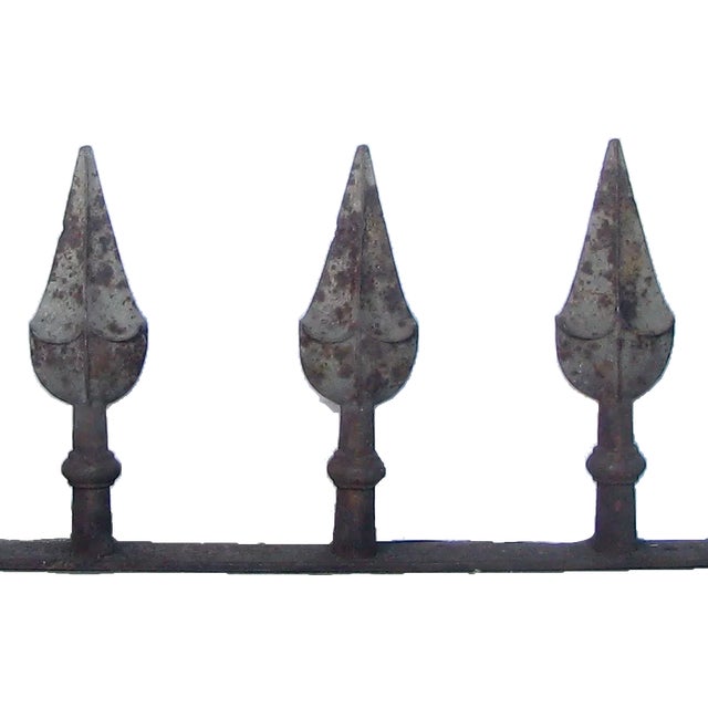 Farmhouse Antique French Iron Spear Architectural Element For Sale - Image 3 of 5