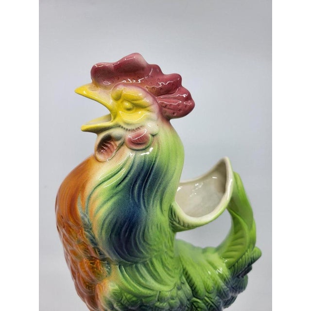 Coq De Saint Clément Pitcher in Slip For Sale - Image 4 of 9