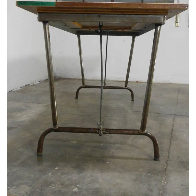 Folding Table with Patchwork Plane, 1970s, in Very Good conditions. Designed 1970 to 1979