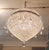 Glass Pair of Vintage Wedding Cake Chandelier For Sale - Image 7 of 10