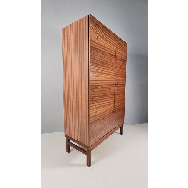 Wood Vintage Wardrobe in Beech, 1970s For Sale - Image 7 of 11