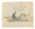 Mino Maccari, Sea Serpent, 1934, Watercolor For Sale