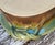 Ceramic Vintage Handcrafted C. Cly Studio Pottery Swirl Serving Bowl With Braided Rope Rim For Sale - Image 7 of 10