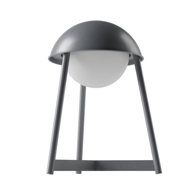 HELMET Rechargeable Cordless LED Table Lamp, 3-Levels Brightness Touch Sensor Control, Iron For Sale - Image 4 of 14