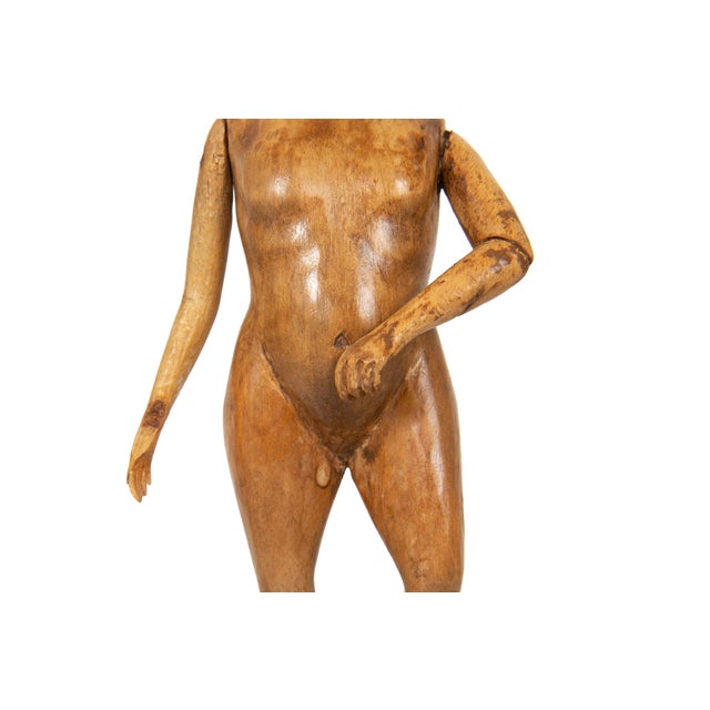 Group of 15 Carved Wood Sculpture Figural Studies or Artist Models, 20th Century For Sale - Image 9 of 18