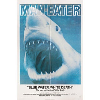 Blue Water, White Death 1971 U.S. One Sheet Film Poster For Sale