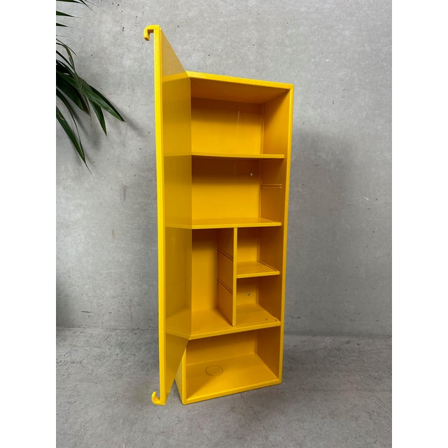 Yellow Vintage Medicine Cabinet by Olaf Von Bohr for Gedy, Italy, 1970s For Sale - Image 8 of 10