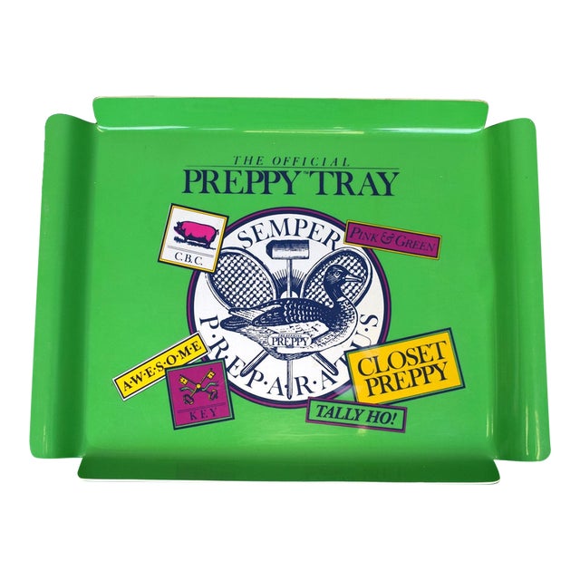The Official Preppy Tray 1981 For Sale