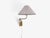 Metal 1980s Mid-Century Modern Fagerhults, Articulating Wall Light, Brass, Fabric For Sale - Image 7 of 14
