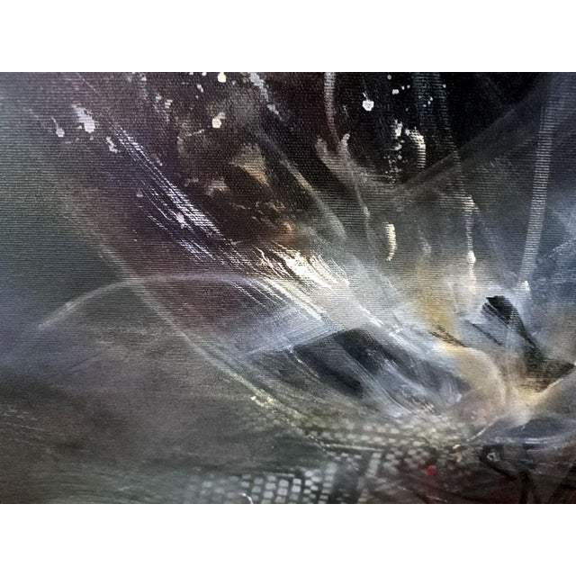 Ovidiu Kloska, The Nocturnal Hour of Violent Blooming, Mixed on Canvas For Sale - Image 9 of 13