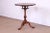 Chippendale Baker Furniture Georgian Carved Mahogany Tilt Top Pedestal Tea Table For Sale - Image 3 of 13