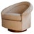 Tan Pair of Adrian Pearsall Tilt Swivel Lounge Chairs in Oatmeal Bouclé, C. 1960s For Sale - Image 8 of 15