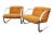Modern Vintage Brueton Arc Cantilever Lounge Chairs by Charles Gibilterra - a Pair For Sale - Image 3 of 12