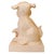 Large Scale Vintage Monochrome Blush Pink Glazed Ceramic Foo Dogs - A Pair For Sale - Image 10 of 17