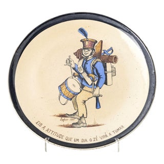 Suspension Plate in Earthenware For Sale