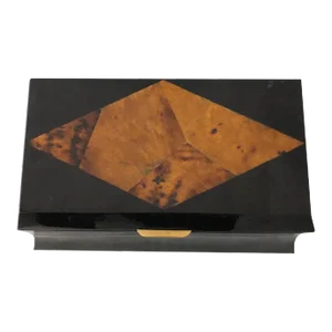 1970s Maitland Smith Lacquer and Inlaid Box