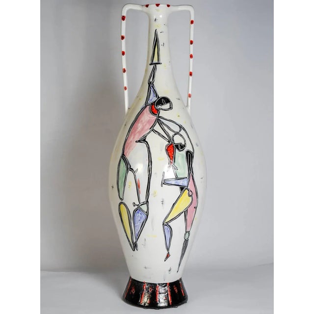 1950s Italian Ceramic Vase by N Narell Jaro, 1958 For Sale - Image 5 of 7