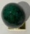 Metal Green Porcelain Egg Brass Stand For Sale - Image 7 of 13