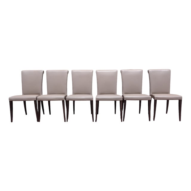 Vittoria Chairs from Poltrona Frau,, 2000s, Set of 6 For Sale