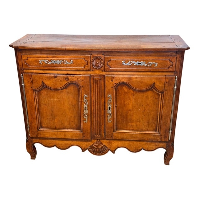 18th Century French Walnut Buffet For Sale