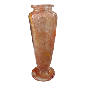 French Schneider Art Glass Vase Circa 1920